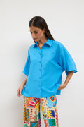 Camisa Lorena Turquesa