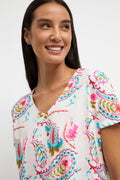 Camiseta Kina Turquesa