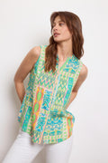 Camisa Capri Turquesa