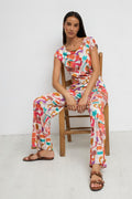 Pantalón Areli Mandarina