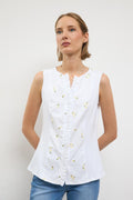 Camisa Zarcillo Blanco